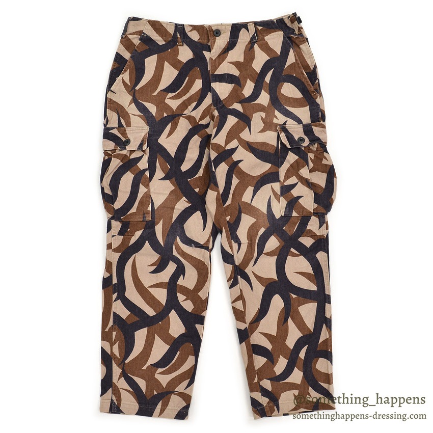 1990's BRIGADE QUARTERMASTERS ASAT CAMO PANTS / THICK COTTON ... M-R