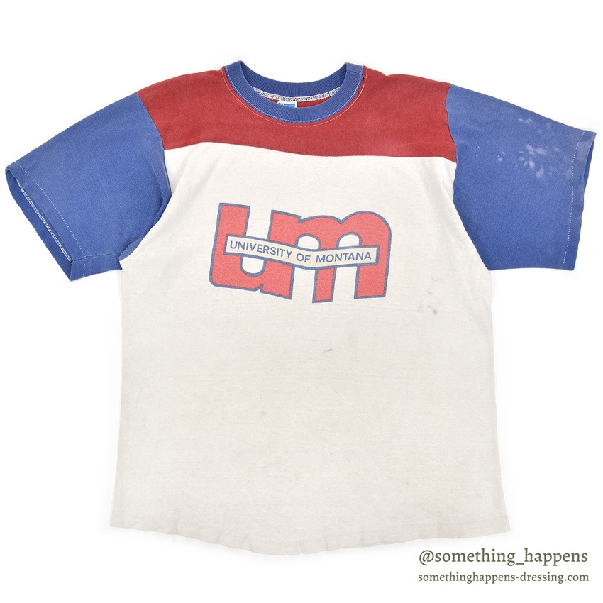 1970's CHAMPION UNIVERSITY OF MONTANA T-SHIRT ... L