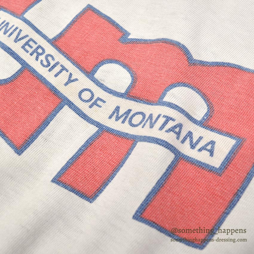 1970's CHAMPION UNIVERSITY OF MONTANA T-SHIRT ... L