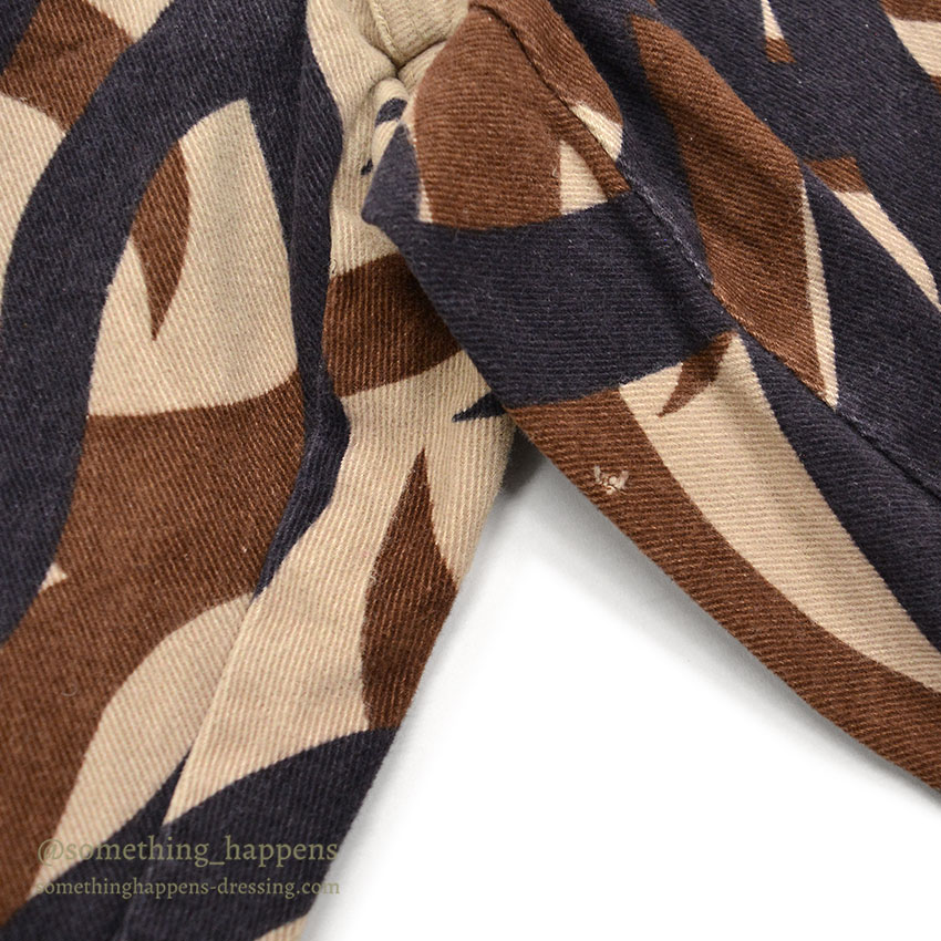 1990's BRIGADE QUARTERMASTERS ASAT CAMO PANTS / THICK COTTON ... L-R