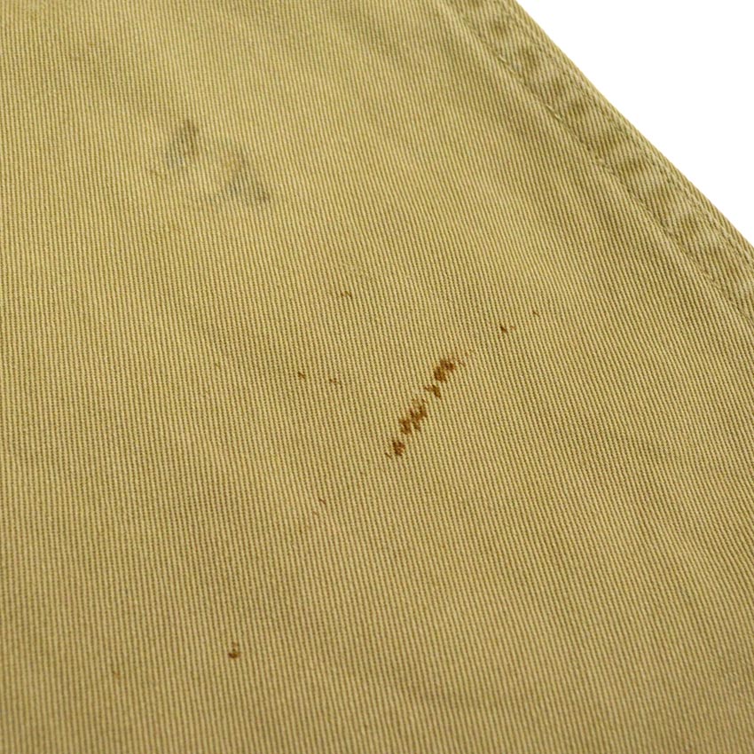 40's U.S.ARMY M-1943 カーキ ガスフラップ付 チノパンツ ... W32×L31