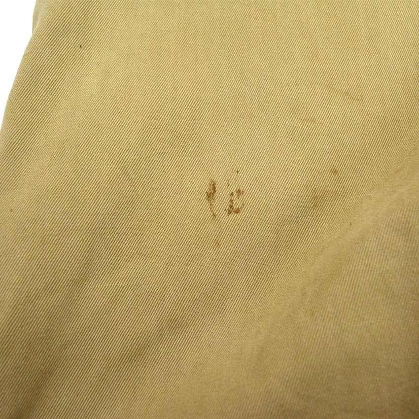 40's U.S.ARMY M-1943 カーキ ガスフラップ付 チノパンツ ... W32×L31