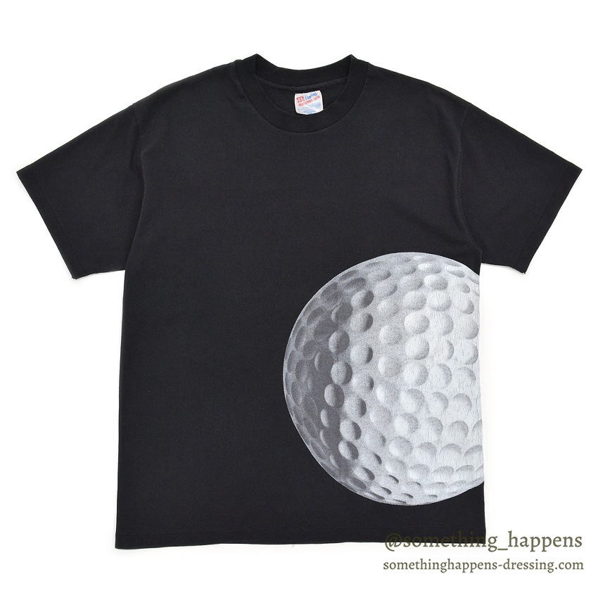 1990's HANES GOLF BALL ART T-SHIRT ... L