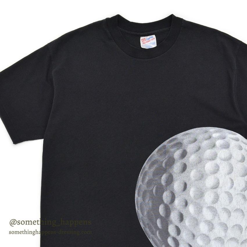 1990's HANES GOLF BALL ART T-SHIRT ... L