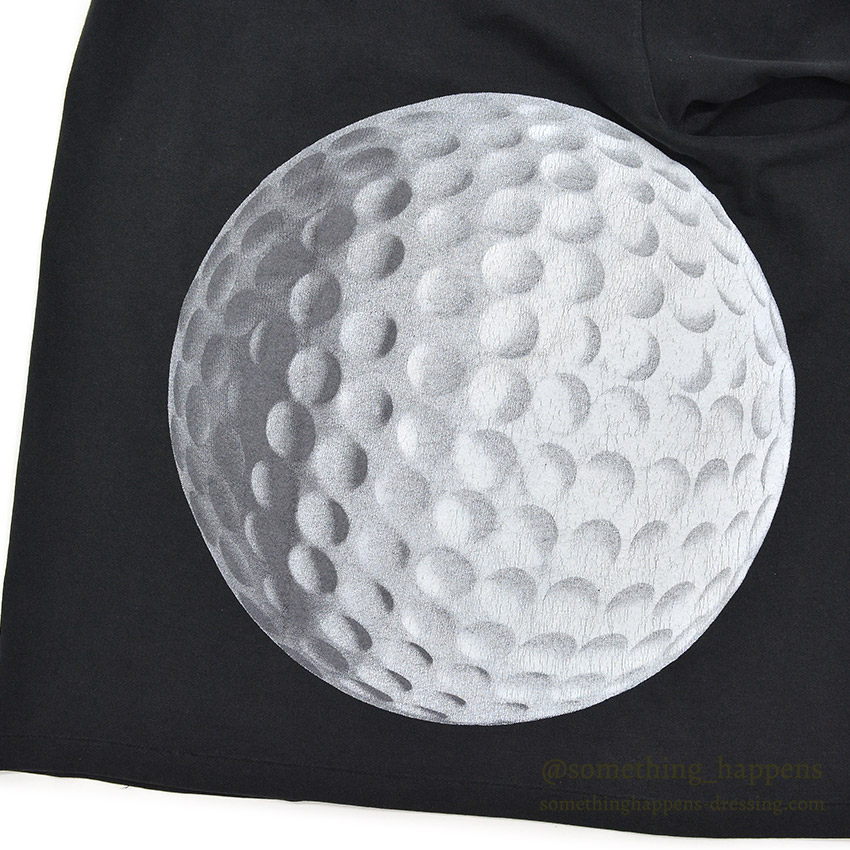 1990's HANES GOLF BALL ART T-SHIRT ... L