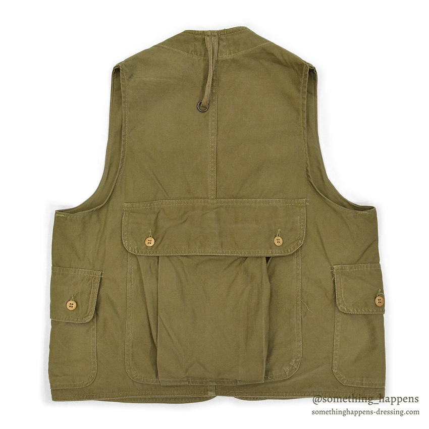 1950's L.L.BEAN FISHING VEST HALF MOON POCKET  | 確認用