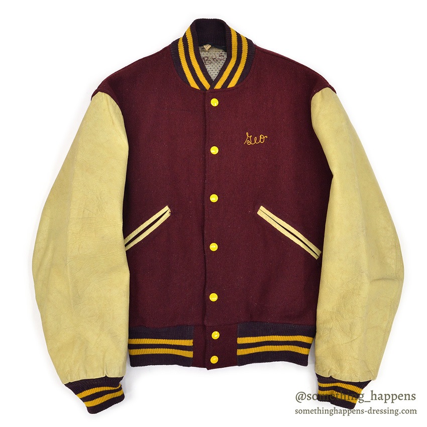 1960's KEENAN EAST PEORIA RAIDERS VARSITY JACKET ... 38
