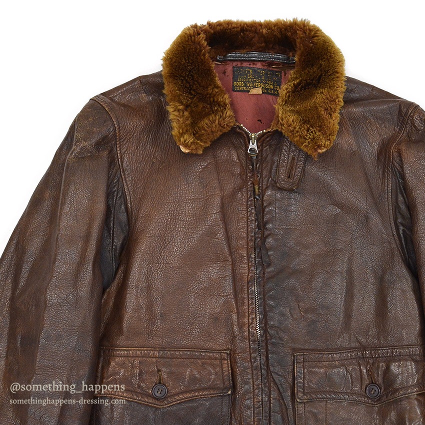 1940's U.S.NAVY M-422A FLIGHT JACKET / GORDON & FERGUSON CO