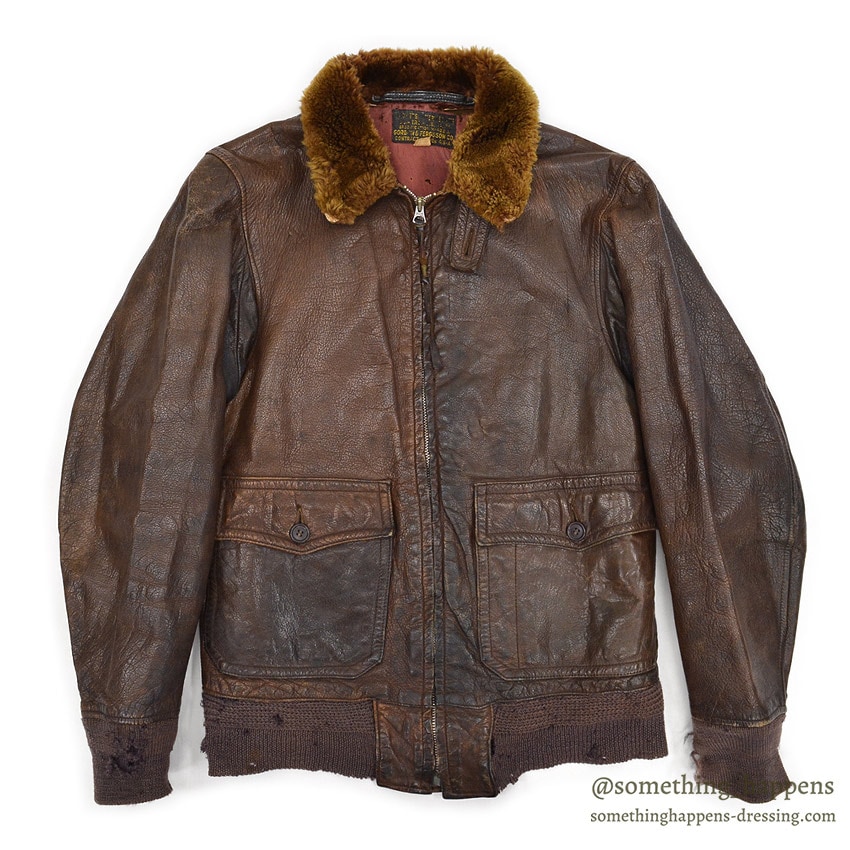 gordon&ferguson フライトジャケット M-422A 軍 レア M-422A Gordon & Ferguson Co. - Bill Kelso Mfg.