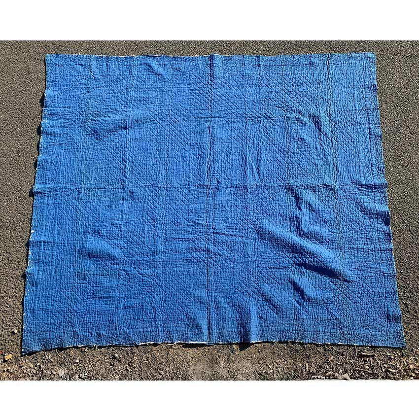 Circa 1920's Antique Fly Foot Pattern Patchwork Quilt ...