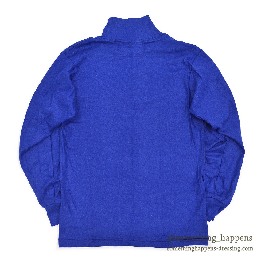 1970's DEADSTOCK U.S.NAVY FLIGHT DECK CREW JERSEY / BLUE ... L