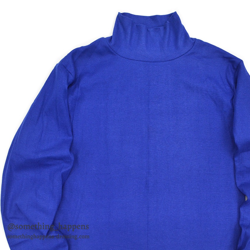 1970's DEADSTOCK U.S.NAVY FLIGHT DECK CREW JERSEY / BLUE ... L