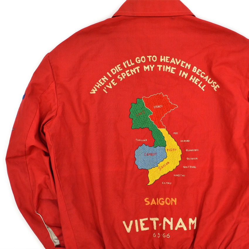 VIETNAM SOUVENIR JACKET ベドジャン 半袖 60s VIETNAM SOUVENIR JACKET - MATIN, VINTAGE OUTFITTERS
