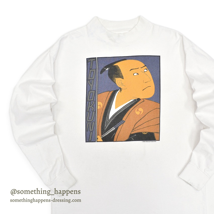1980's WILDWOOD PRODUCTIONS TOYOKUNI ART L/S T-SHIRT 2 ... X-LARGE