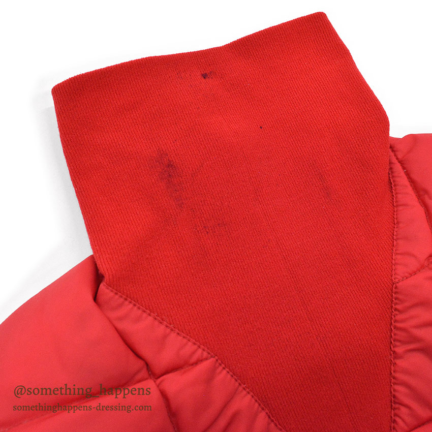 1980's EDDIE BAUER DOWN NECK WARMER / RED ...