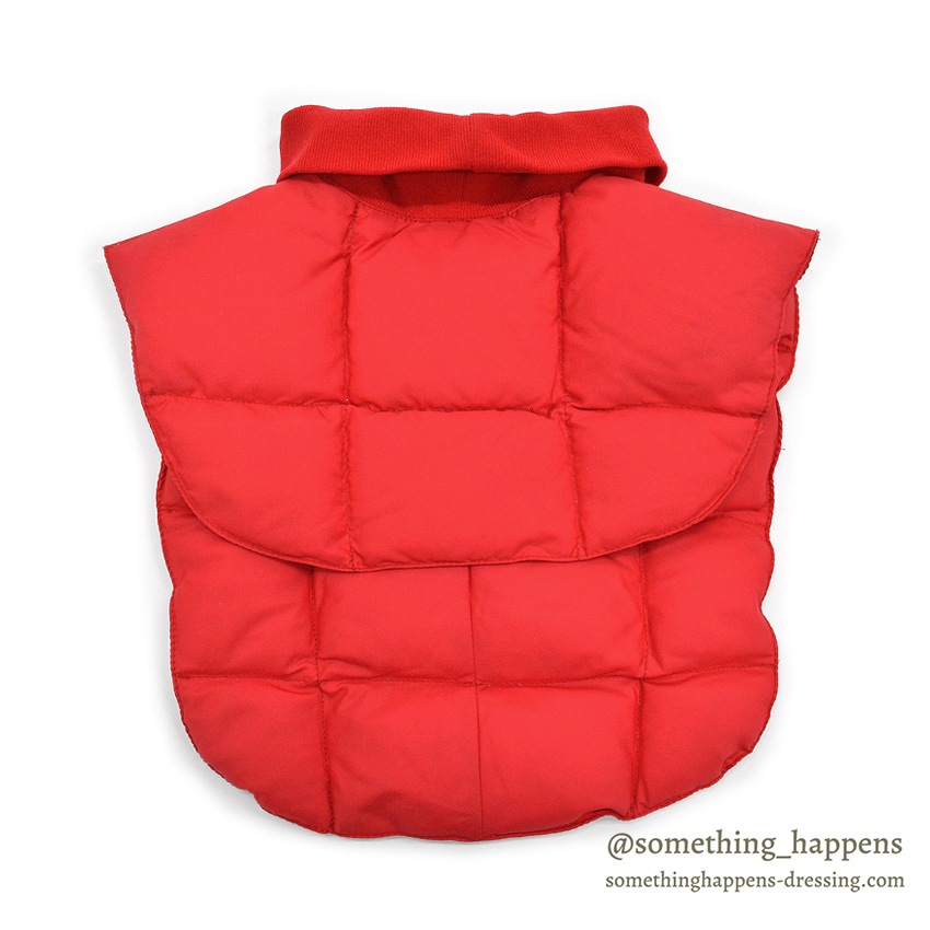 1980's EDDIE BAUER DOWN NECK WARMER / RED ...