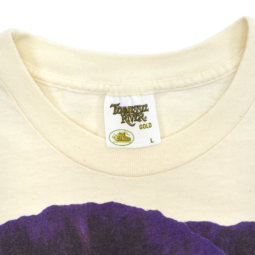 1990's TENNESSEE RIVER GOLD パンジー T-SHIRT ... L