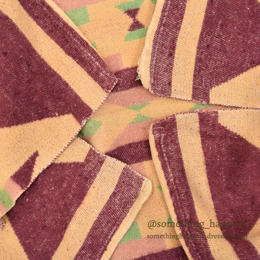 1940's～ BEACON SOUTHWEST COTTON CAMP BLANKET ... 168cm/114cm