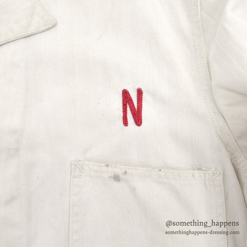 1930's Lee NRA LABEL HBT SHOP COAT ... 42