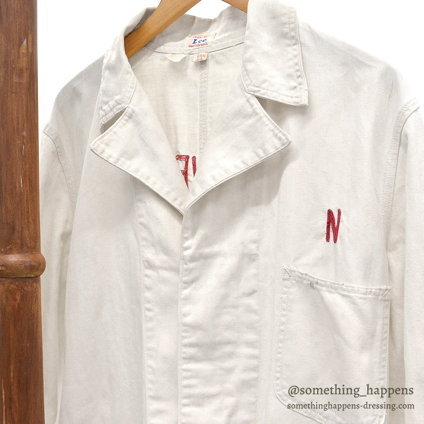 1930's Lee NRA LABEL HBT SHOP COAT ... 42