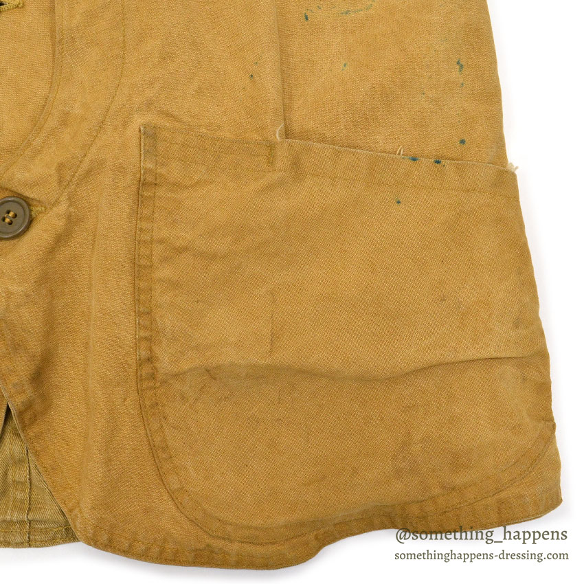 1950's BLUE BILL HUNTING VEST / HALF MOON POCKET  | NEW