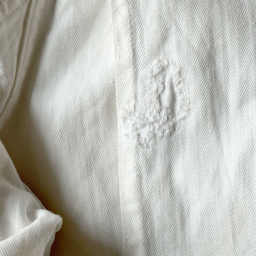 1950's~ PAINT SPLATTER HBT SERVICE COAT ... 42