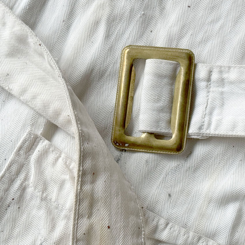 1950's~ PAINT SPLATTER HBT SERVICE COAT ... 42