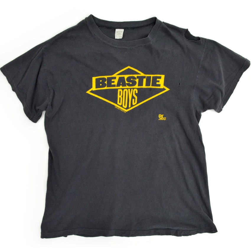 80's BEASTIE BOYS ' GET OFF MY DICK ' 1986 Tシャツ クラッシュ ... XL