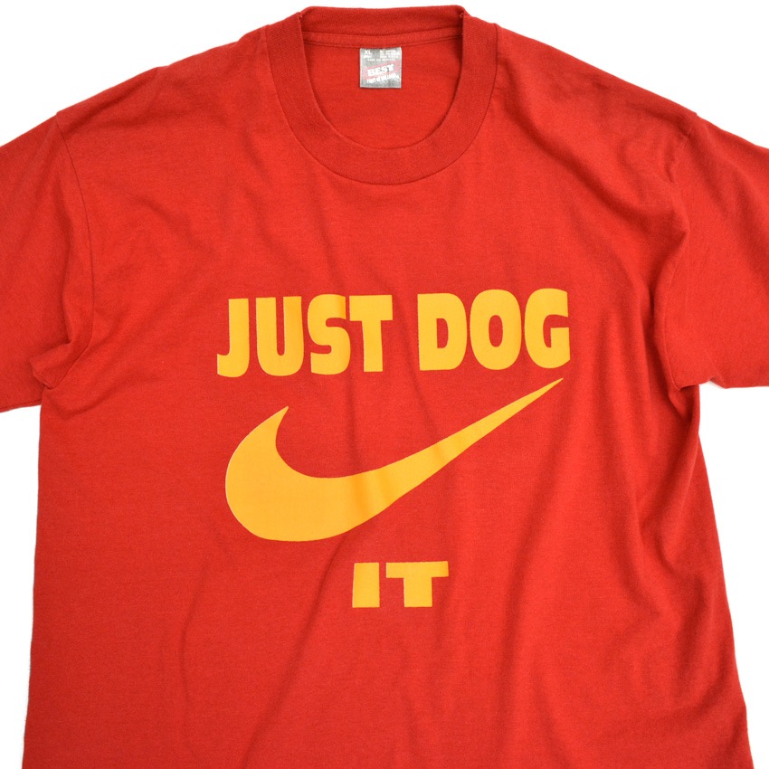 90's NIKE Parody ' JUST DOG IT ' Tシャツ ... XL