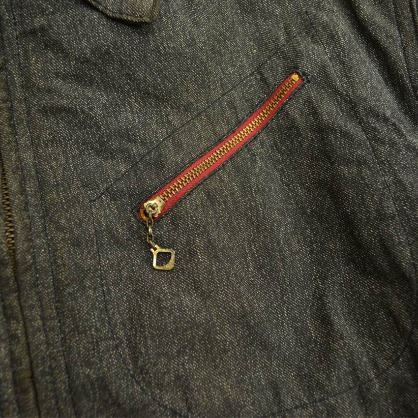 50's～ Casey Jones 黒シャンブレー ワークジャケット ... 40