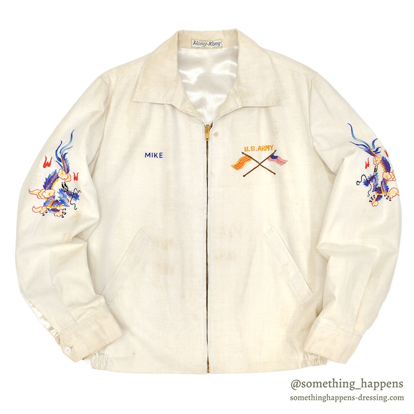 1960's VIETNAM SOUVENIR JACKET ベトジャン 65-66 白 ...