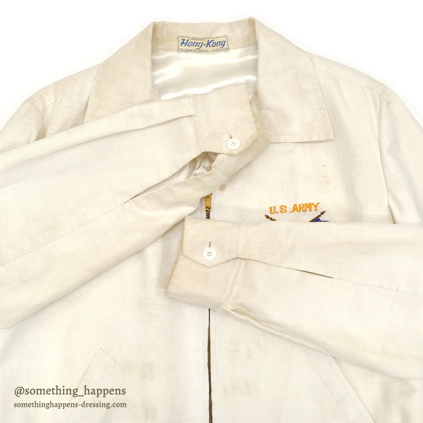 1960's VIETNAM SOUVENIR JACKET ベトジャン 65-66 白 ...