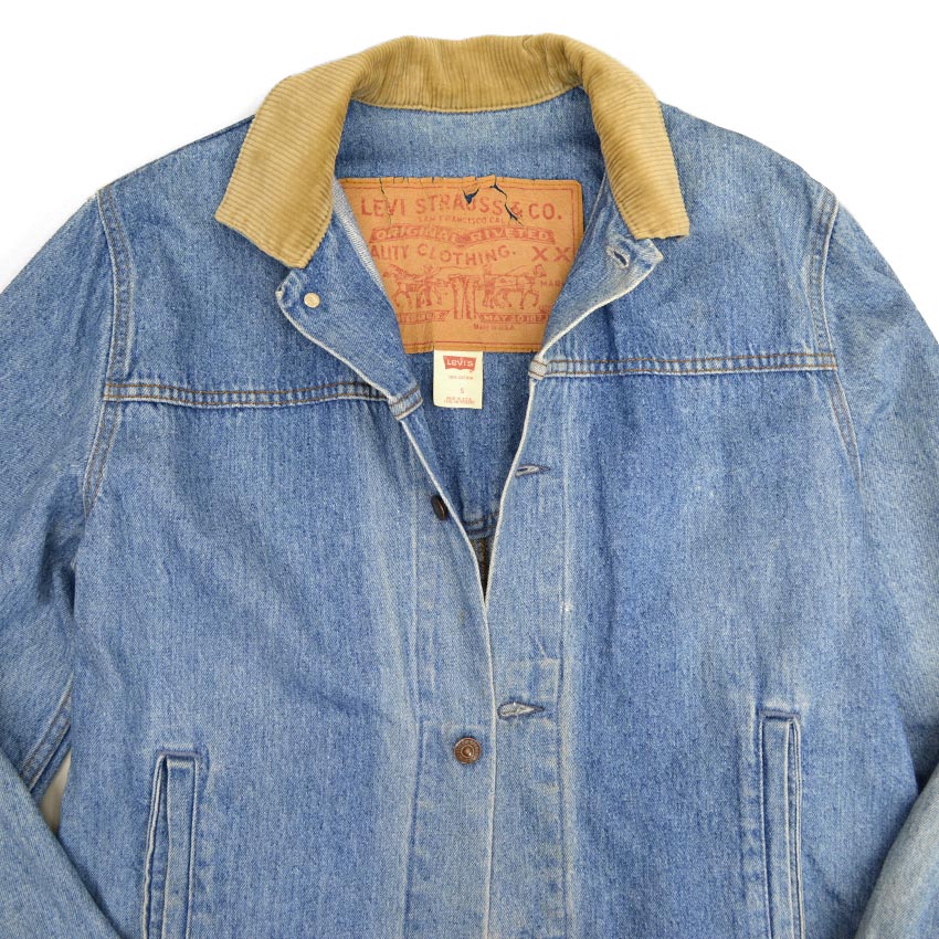 80's Levi's ' 特大パッチ 'デニムコート ... S