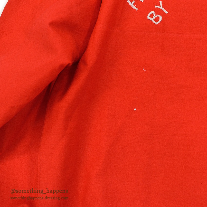 1960's DEADSTOCK VIETNAM SOUVENIR JACKET ベトジャン 1968 赤 ...