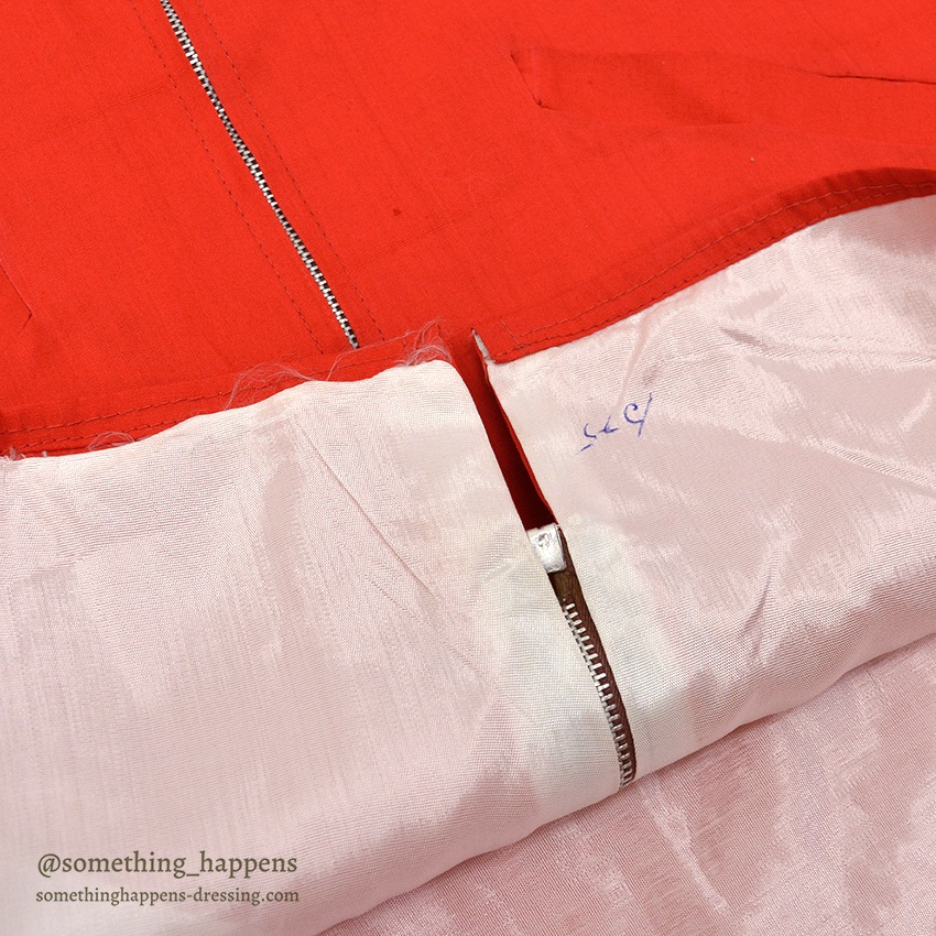 1960's DEADSTOCK VIETNAM SOUVENIR JACKET ベトジャン 1968 赤 ...