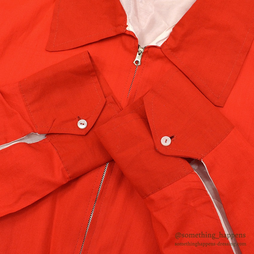 1960's DEADSTOCK VIETNAM SOUVENIR JACKET ベトジャン 1968 赤 ...