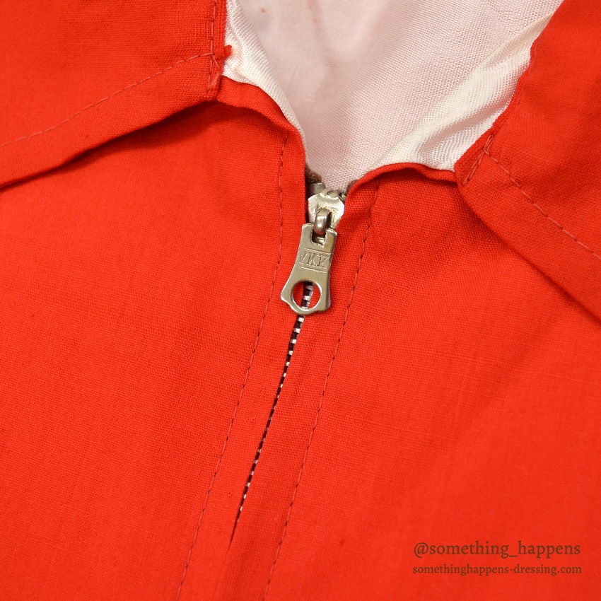 1960's DEADSTOCK VIETNAM SOUVENIR JACKET ベトジャン 1968 赤 ...