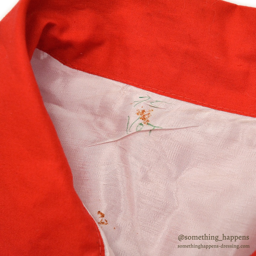 1960's DEADSTOCK VIETNAM SOUVENIR JACKET ベトジャン 1968 赤 ...