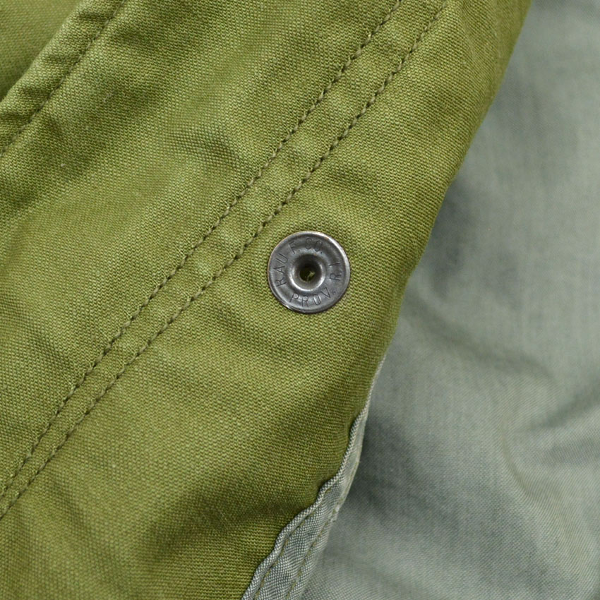 60's U.S.ARMY M-65 2nd グレーライナー ALPHA製 ... SMALL-REGULAR