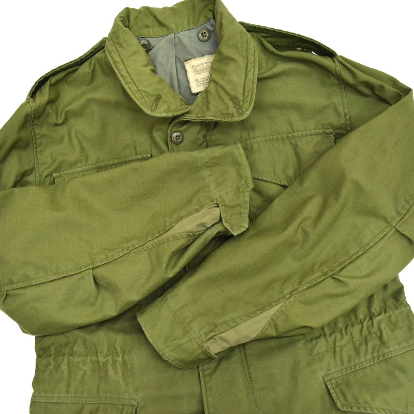 60's U.S.ARMY M-65 2nd グレーライナー ALPHA製 ... SMALL-REGULAR