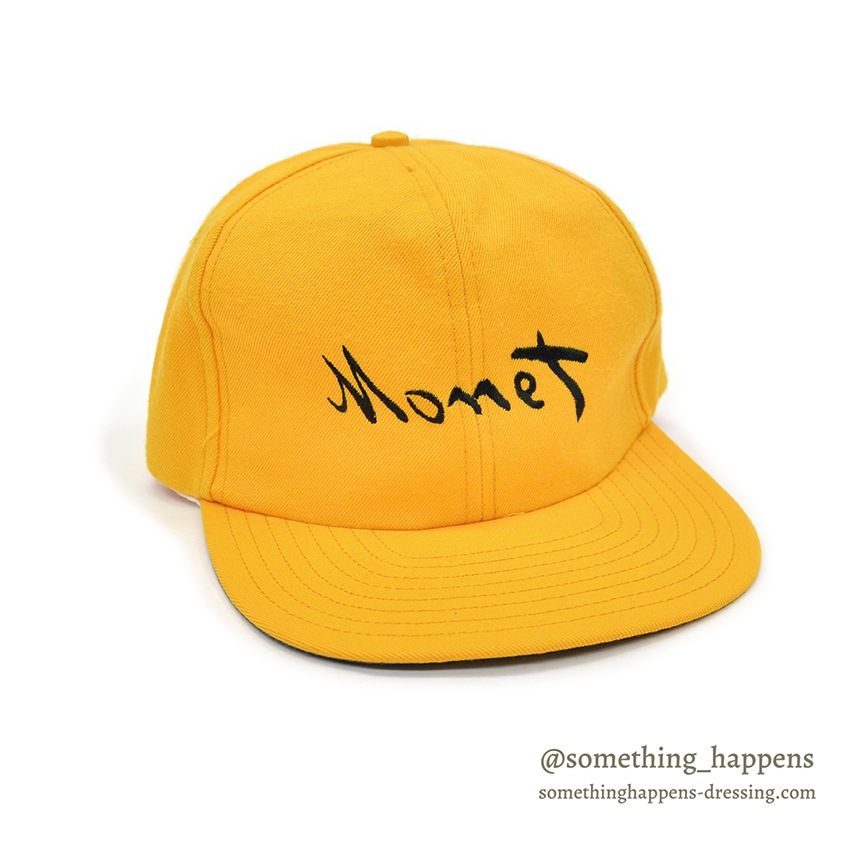 1990's MONET モネ FINAL TOUCH EMBROIDERY CAP ...