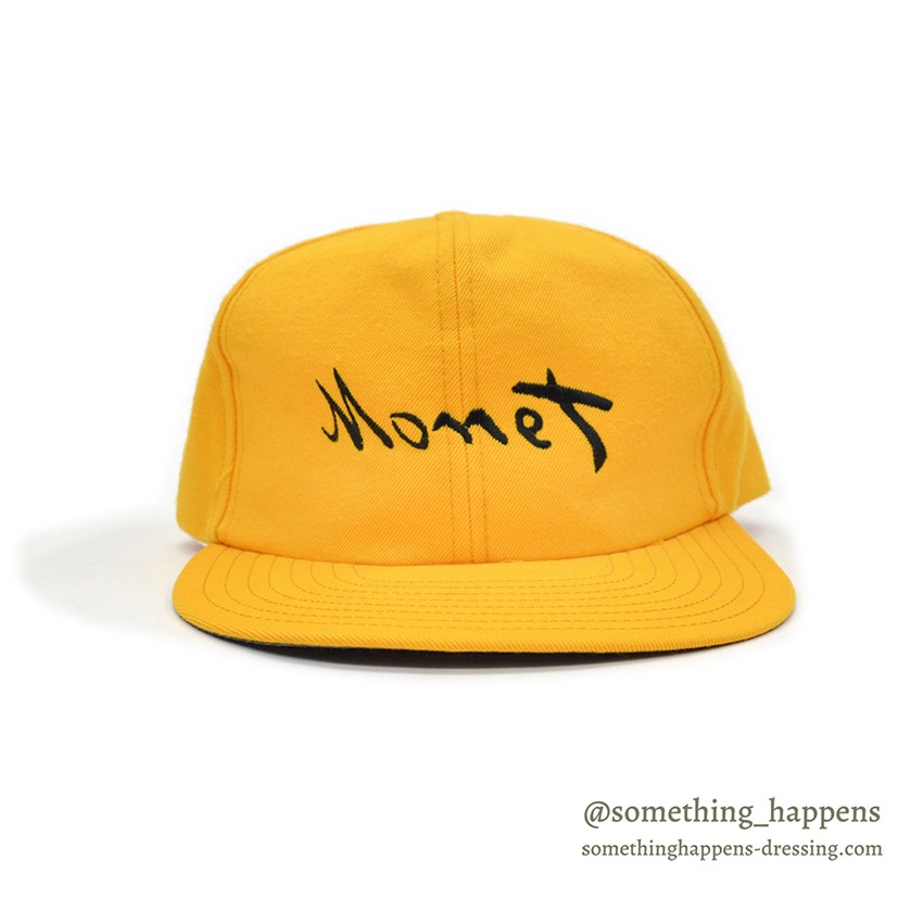 1990's MONET モネ FINAL TOUCH EMBROIDERY CAP ...