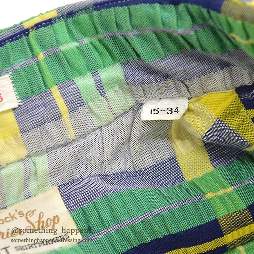 ~1970's GANT BULLOCK'S WYNBRIER SHOP PLAID SEERSUCKER SHIRT ... 15