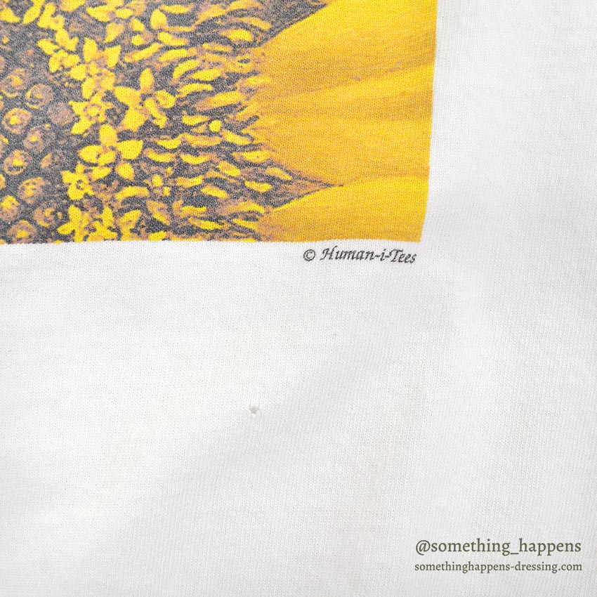 1990's anvil SUNFLOWER T-SHIRT ... XL