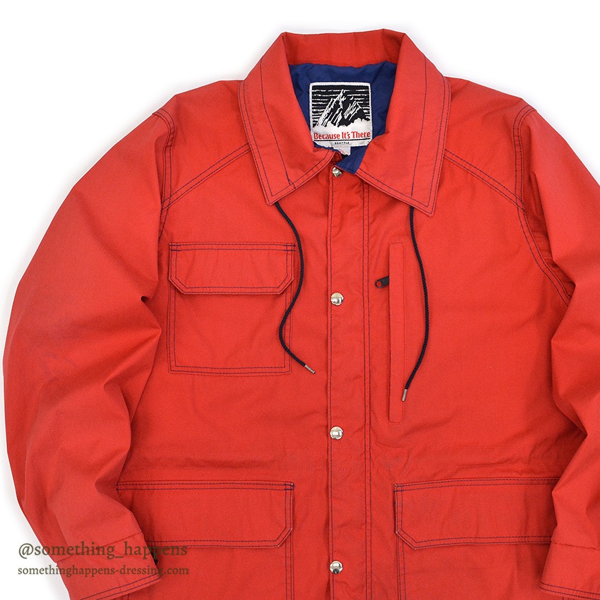 1980's BECAUSE IT'S THERE STORM SHED MOUNTAIN PARKA ... M