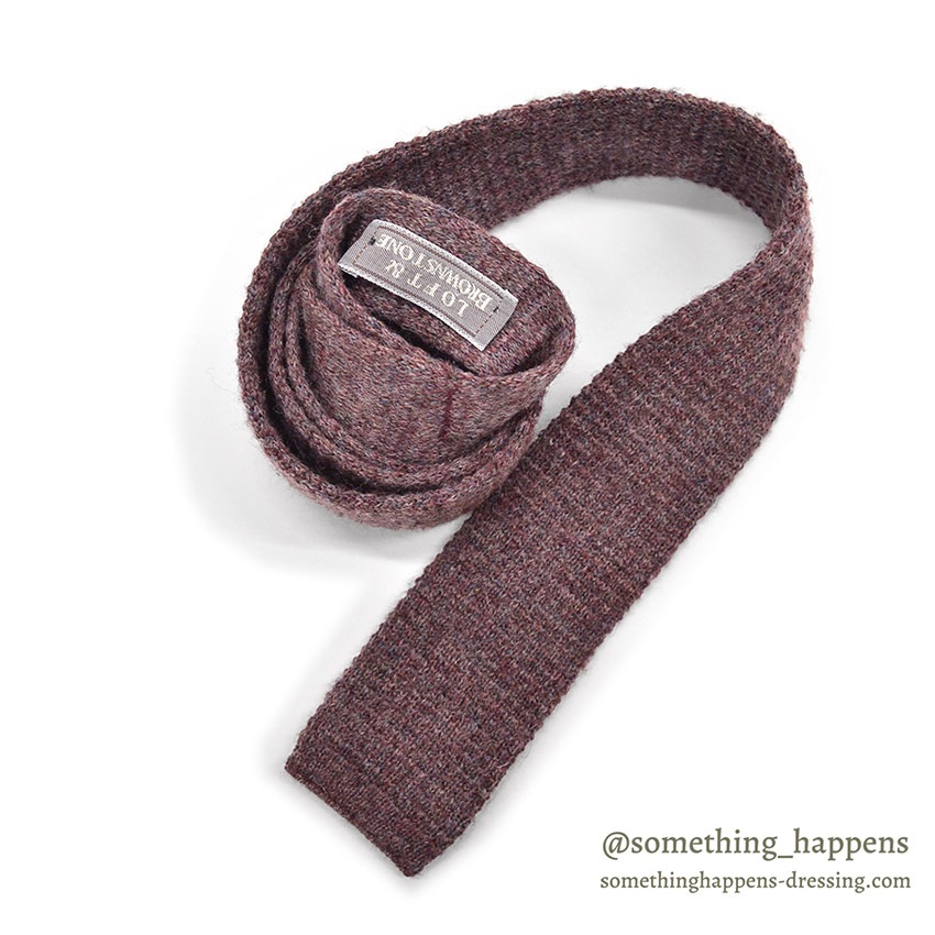 1980's~ LOFT & BROWNSTONE WOOL TIE ...