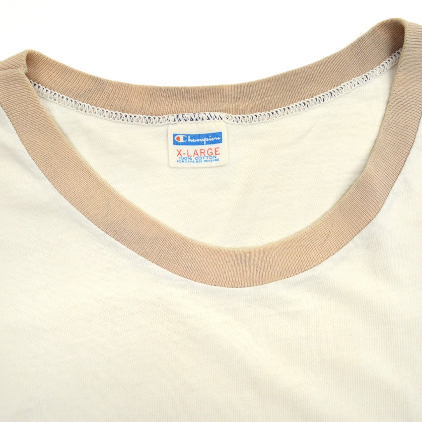 70's Champion ' USAFA ' Pink Ringer T-shirts ... XL