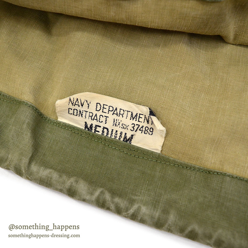 1940's U.S.NAVY WW2 FOUL WEATHER PARKA / TWO-TONE ... M