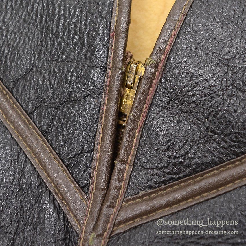 1960's POWR HOUSE SHEARLING WORK VEST ... M