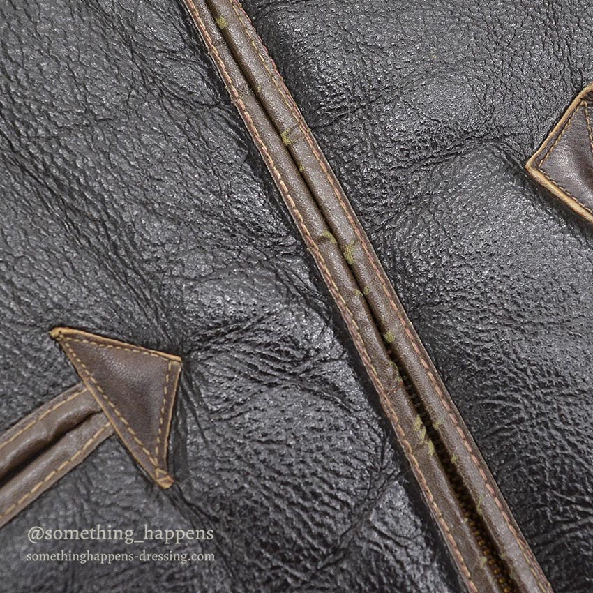 1960's POWR HOUSE SHEARLING WORK VEST ... M
